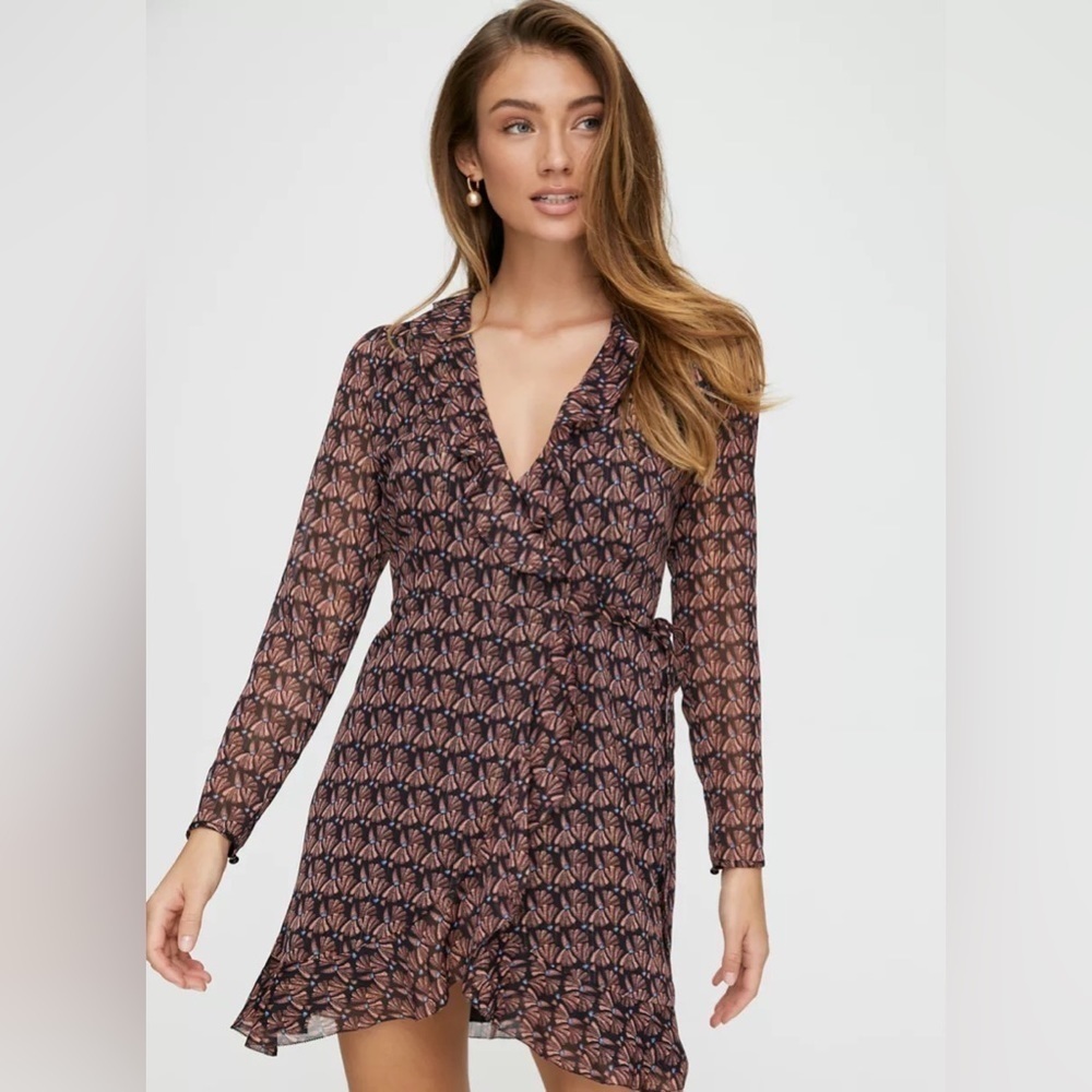 BABATON Aritzia Louise wrap dress